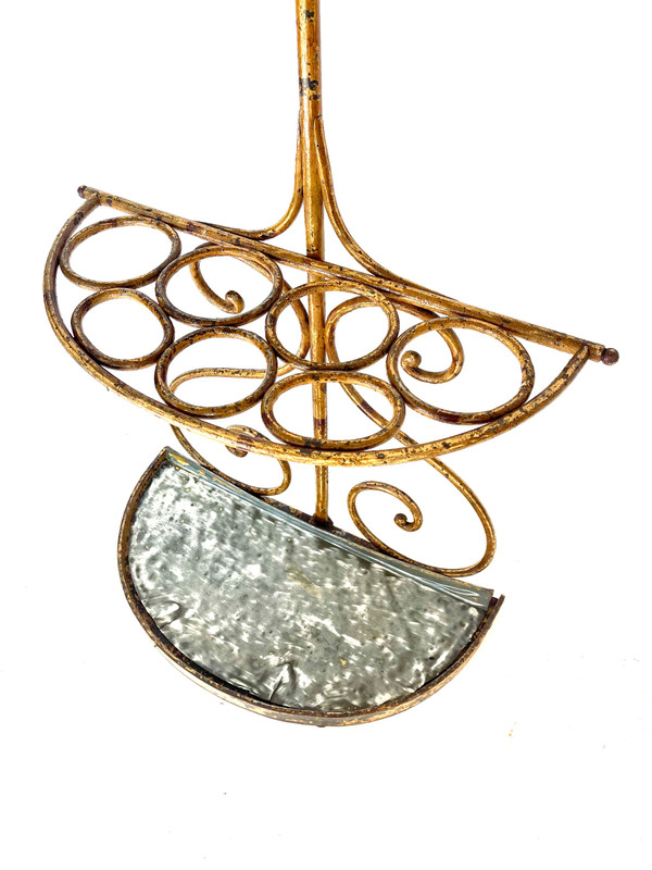 Porte-manteau et porte-parapluie en fonte des années 30 - Art Déco, Brasseries Parisiennes