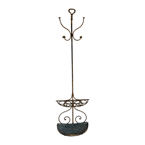 Porte-manteau et porte-parapluie en fonte des années 30 - Art Déco, Brasseries Parisiennes