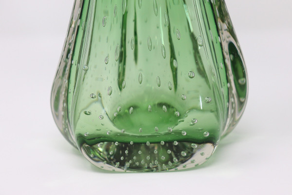smaragdgrüne Murano-Vase, 1960