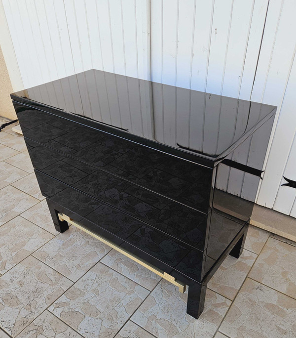 Commode 70's Attribuée à Guy Lefevre Pour Maison Jansen
