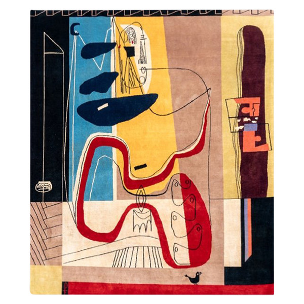 Arazzo tessuto a mano ispirato a Le Corbusier. Giugno 2023. LS58035509E