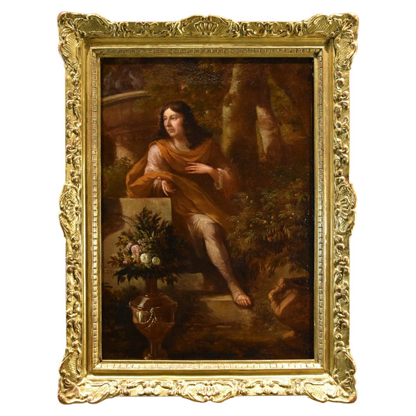 Portrait Of A Gentleman In A Garden, Godfrey Kneller (lübeck 1646 - London 1723) Circle Of