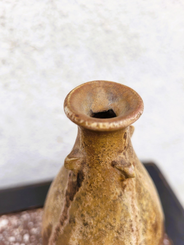 C Greber, Vase En Grès Flammé, Art  Nouveau, XXème Siècle