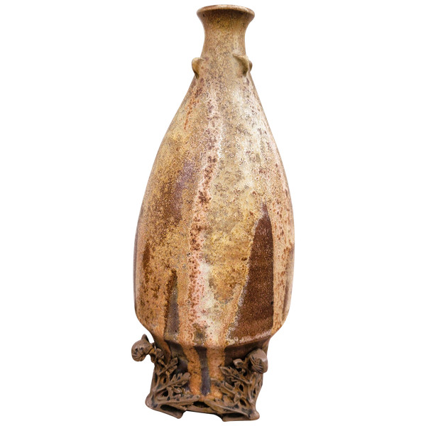 C Greber, Vase En Grès Flammé, Art  Nouveau, XXème Siècle