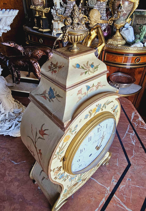 "Chinese" Cartel Clock Signed Planchon in Paris