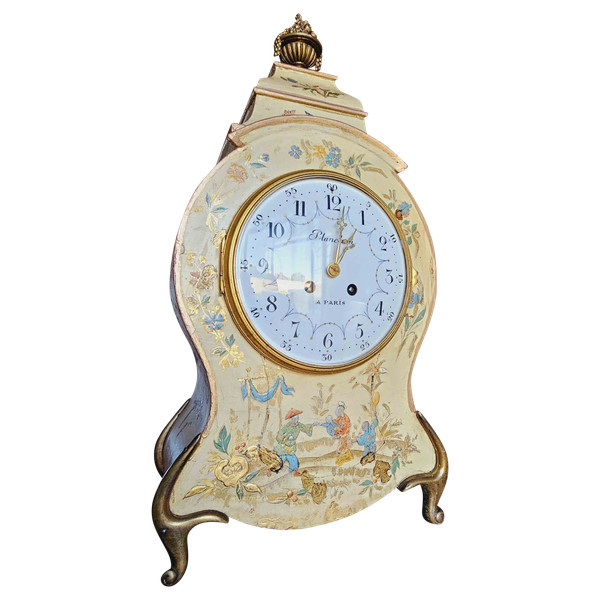"Chinese" Cartel Clock Signed Planchon in Paris