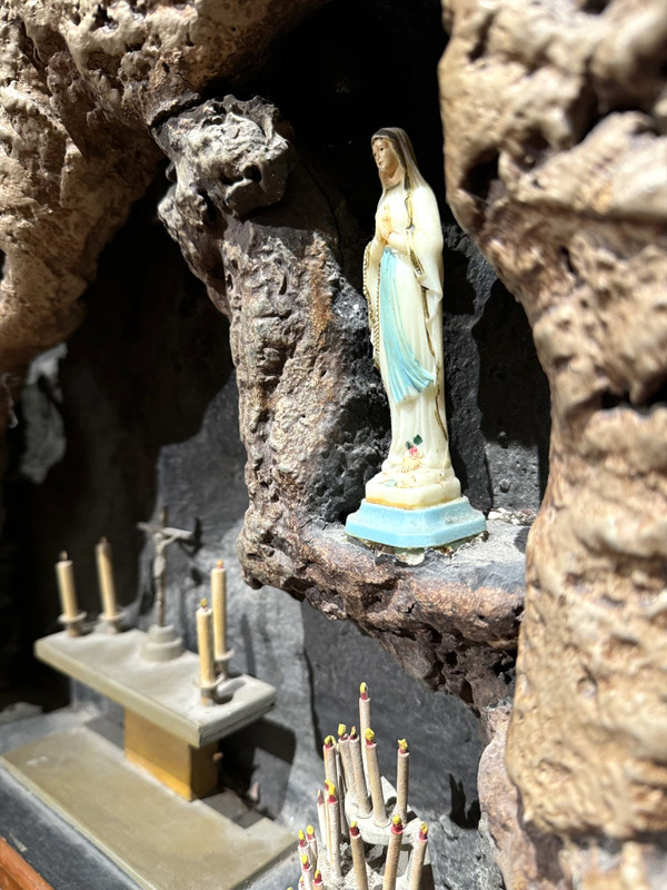 Grande Diorama Della Grotta Di Lourdes - XIX Secolo