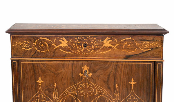 Secrétaire ancienne Charles X Epoque 19ème Siècle.