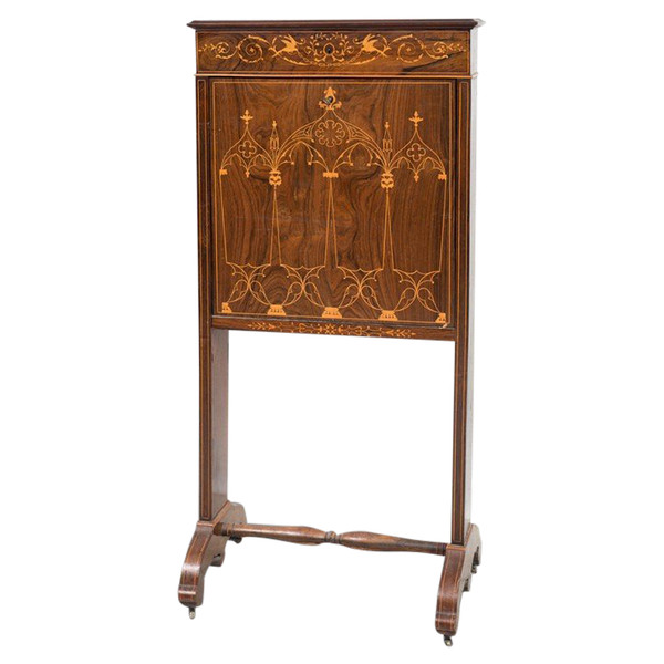 Secrétaire ancienne Charles X Epoque 19ème Siècle.