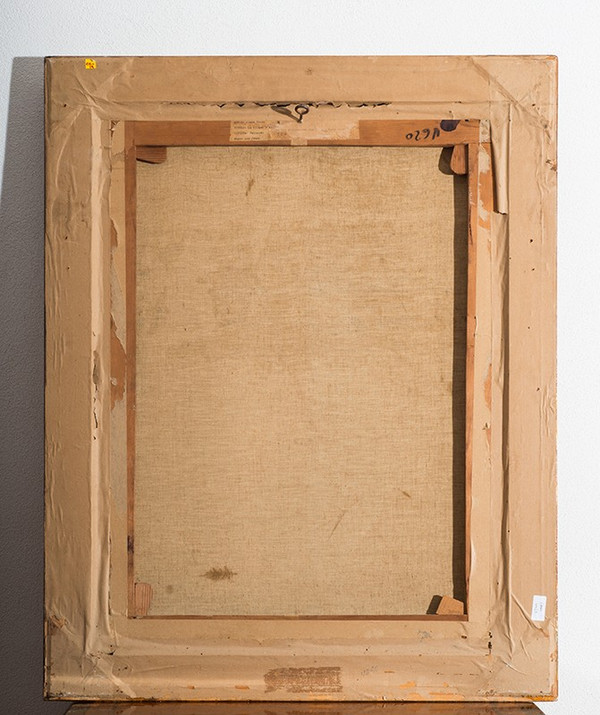 Altes Ölgemälde auf Leinwand, Frankreich, frühes 19. Jahrhundert.
