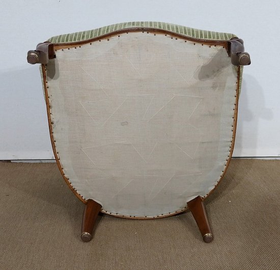  Paire de Fauteuils dits Crapaud, époque Napoléon III – Milieu XIXe 