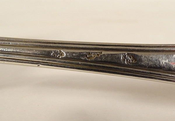 Streulöffel Sterling Silber Farmers General Shell 85gr XVIII