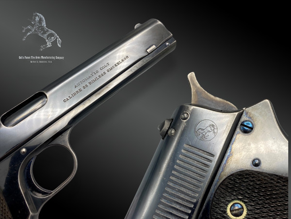 Pistola automatica Colt 38 1° tipo detta “modello 1900” Stati Uniti – Brevetto 1897