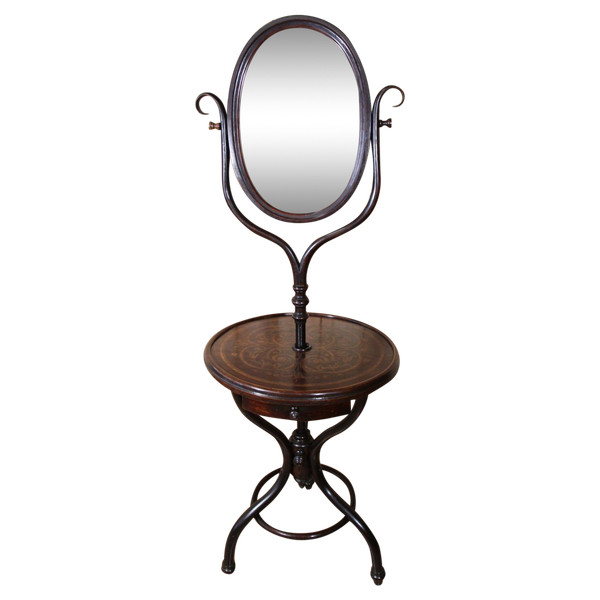 Mobile WC in legno curvato Thonet stile Liberty _ Kohn 1904/1907