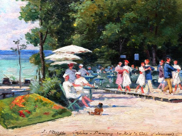 Jules MONGE, Dancers at the Casino-Dancing du Bois de Cise in the Somme