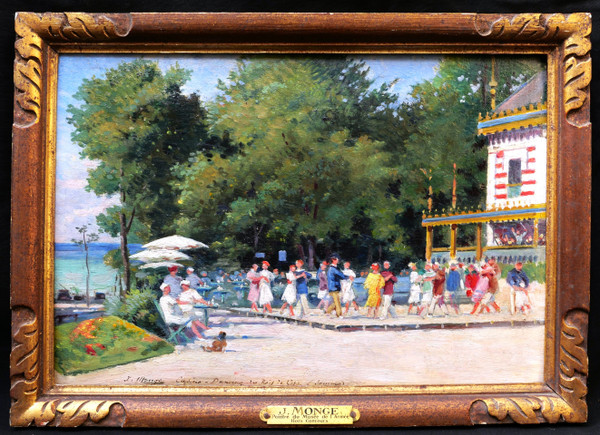 Jules MONGE, Dancers at the Casino-Dancing du Bois de Cise in the Somme