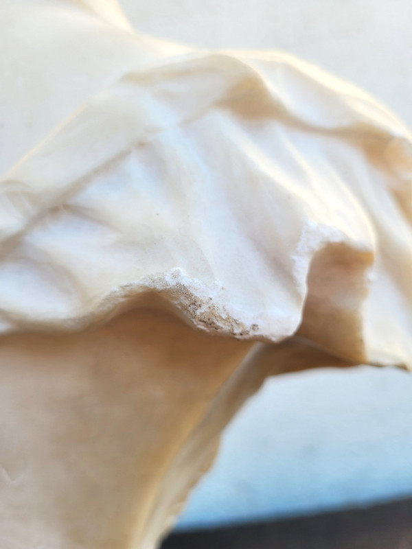 Ant Nelson, Busto di donna, Alabastro, Fine XIX secolo