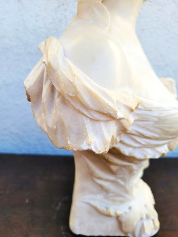 Ant Nelson, Busto di donna, Alabastro, Fine XIX secolo