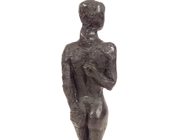 Bronze Sculpture Naked Woman Bow Archer Paul Guiramand Paris School 20th Century