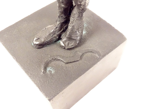 Bronze Sculpture Naked Woman Bow Archer Paul Guiramand Paris School 20th Century