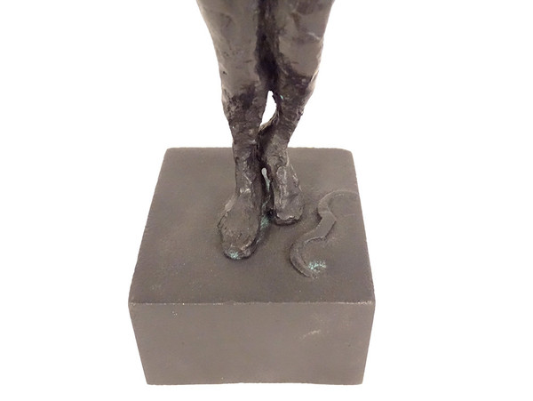 Bronze Sculpture Naked Woman Bow Archer Paul Guiramand Paris School 20th Century
