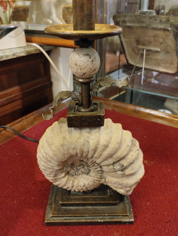 Lampe - Ammonite - Bolette Natanson - Jean-charles Moreux - V. 1940.