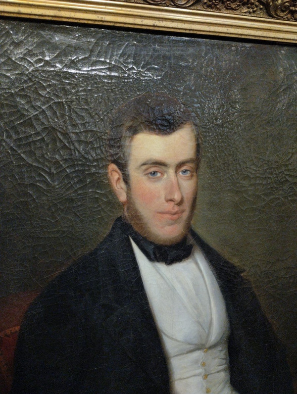 Portrait - Man of Quality - Oil on Canvas - Jacobin - 1854.