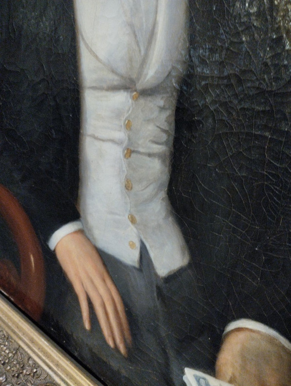 Portrait - Man of Quality - Oil on Canvas - Jacobin - 1854.