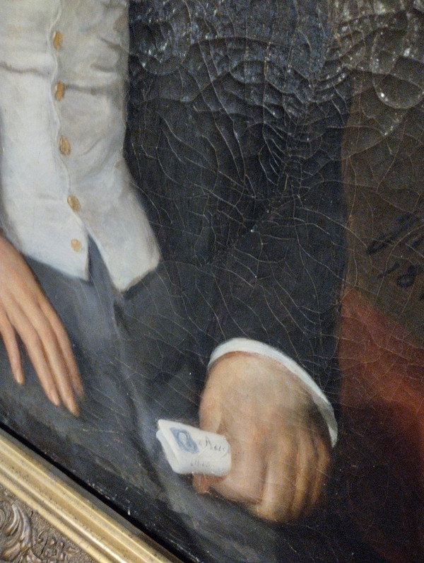 Portrait - Man of Quality - Oil on Canvas - Jacobin - 1854.