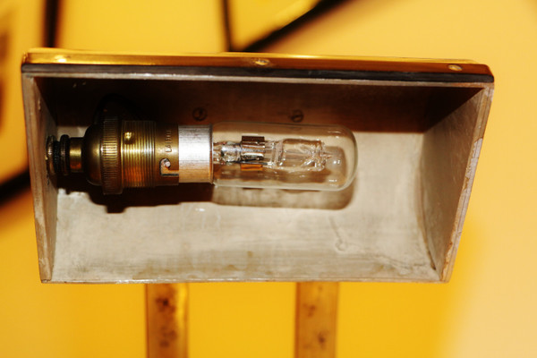 Lampada da tavolo Art Déco degli anni '30 nello spirito di Le Chevallier e Koechlin