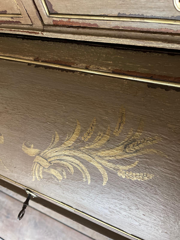 Bureau à cylindre Louis XVI datant du 18e siècle très belle patine 