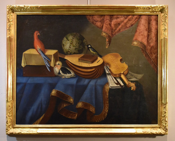 Natura morta con strumenti musicali, Bonaventura Bettera (Bergamo, 1663 – 1718 circa)