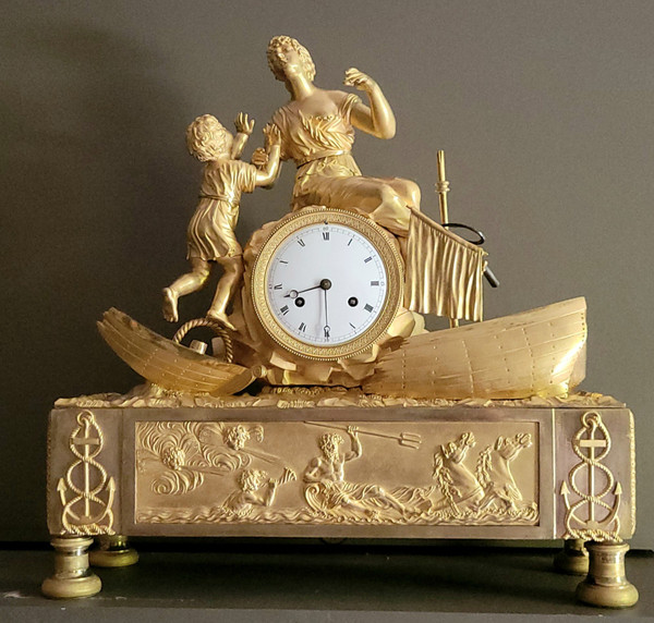 Orologio raro (su disegno di Jean André REICHE) intorno 1810