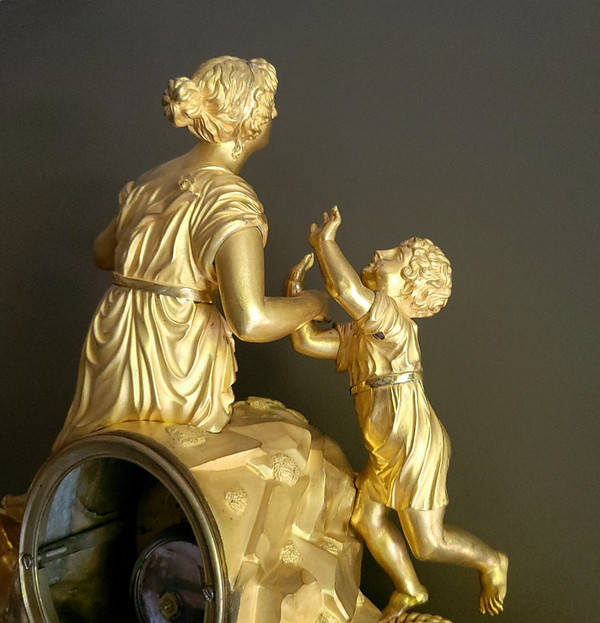 Orologio raro (su disegno di Jean André REICHE) intorno 1810