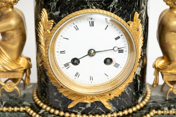 Antico orologio francese Napoleone III, XIX secolo.