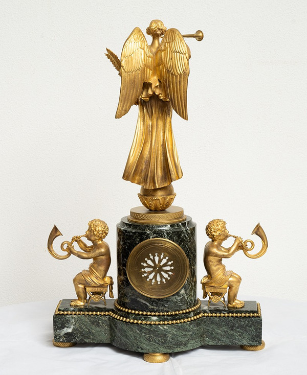 Antico orologio francese Napoleone III, XIX secolo.