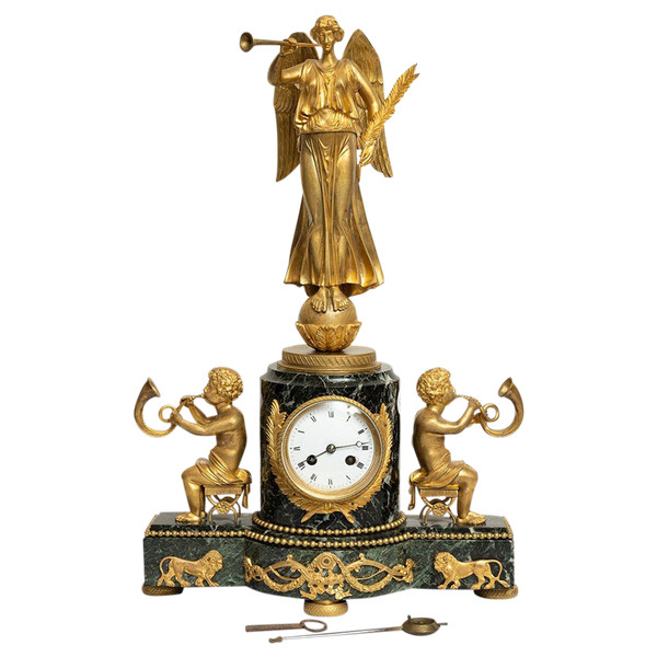 Antico orologio francese Napoleone III, XIX secolo.