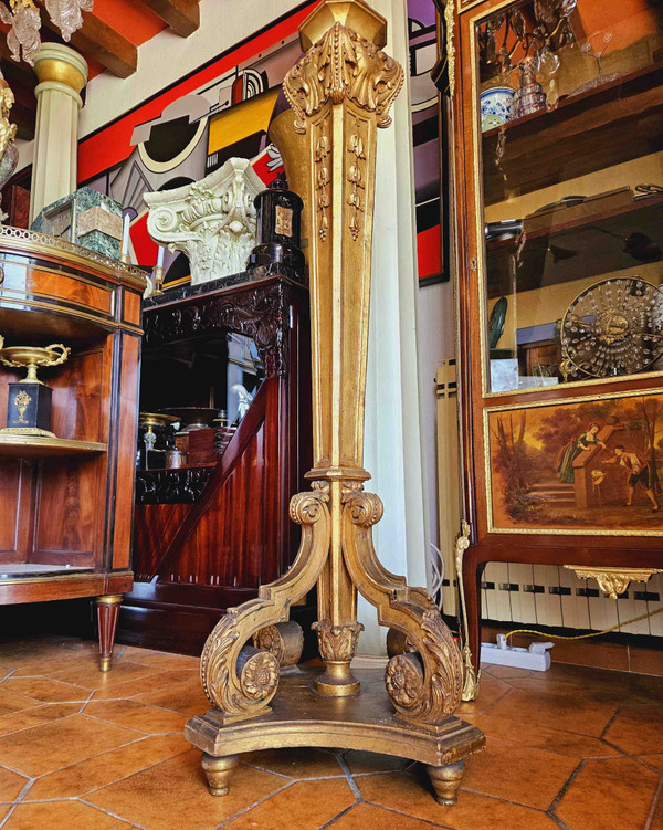 Large St Louis XIV 6-Light Torchere 213 cm high