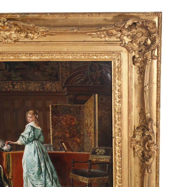  Lecture de la lettre  École anglaise  XIXe siècle 