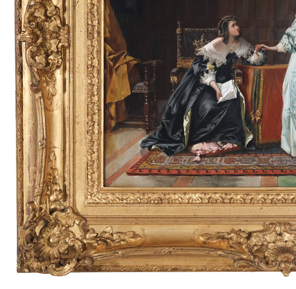  Lecture de la lettre  École anglaise  XIXe siècle 