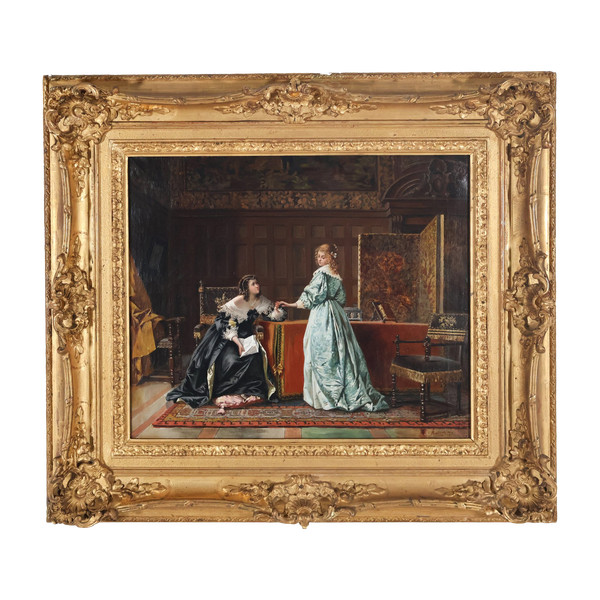  Lecture de la lettre  École anglaise  XIXe siècle 