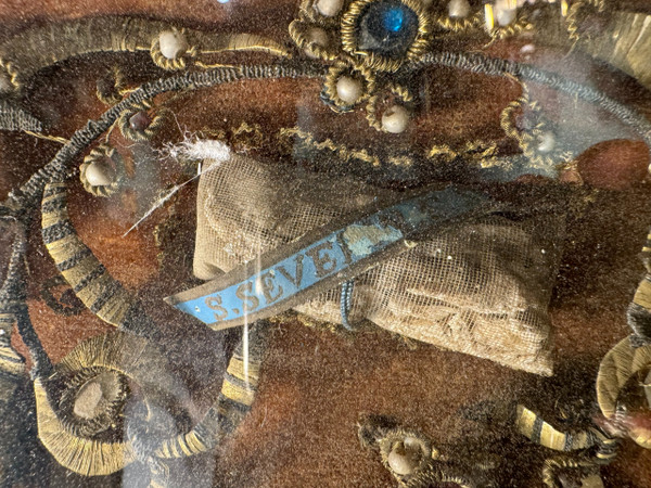 Important Reliquary With Four Relics And Agnus Dei - 18th century