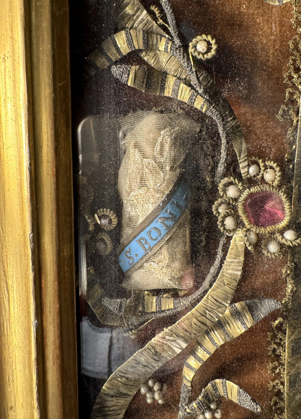 Important Reliquary With Four Relics And Agnus Dei - 18th century
