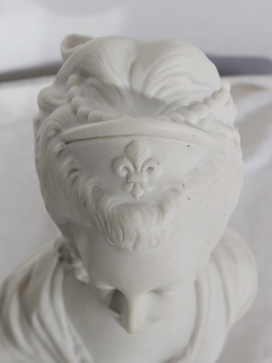Busto in biscotto di Maria Antonietta - Fine XIX secolo