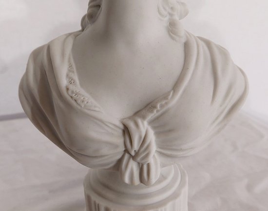 Busto in biscotto di Maria Antonietta - Fine XIX secolo
