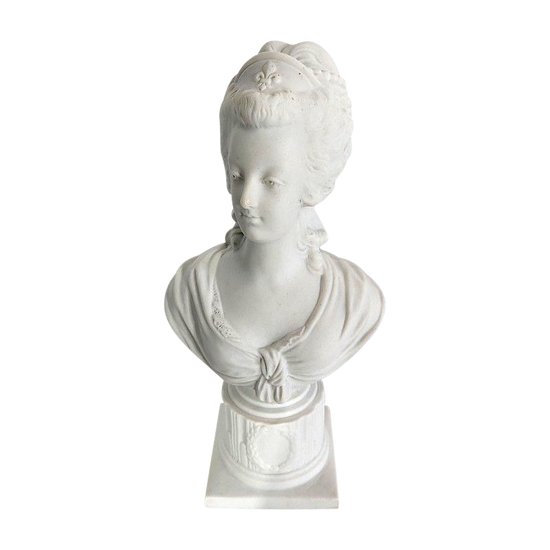 Biscuit bust of Marie Antoinette – Late 19th century