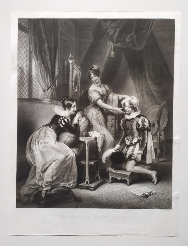  Mariage De Figaro Gravure Par Sixdeniers 19ème 
