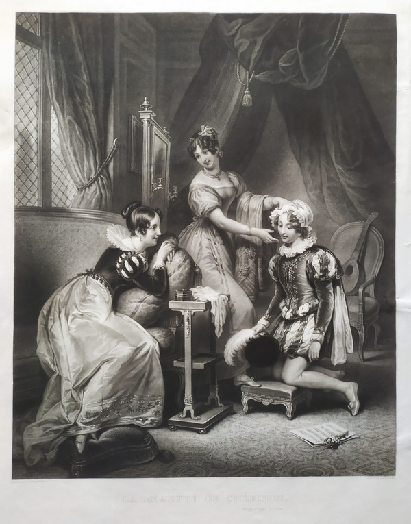  Mariage De Figaro Gravure Par Sixdeniers 19ème 