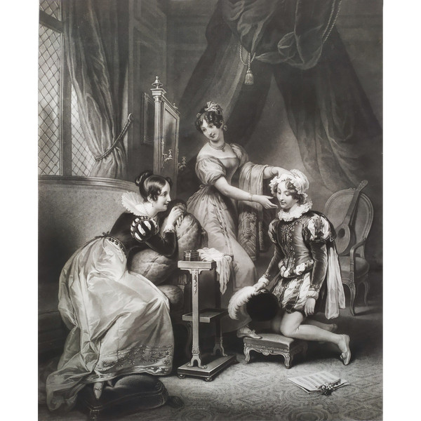  Mariage De Figaro Gravure Par Sixdeniers 19ème 