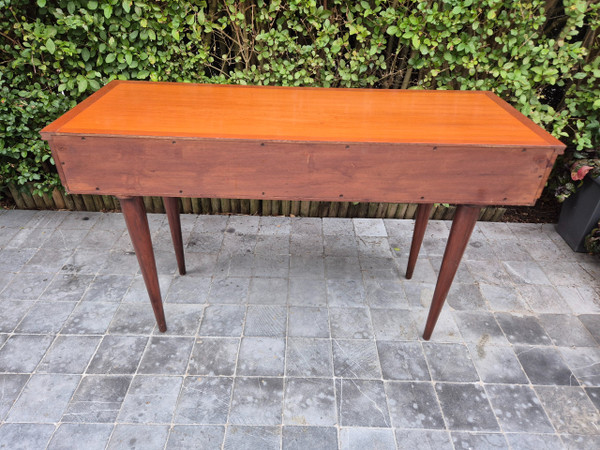 Konsole aus exotischem Holz um 1960